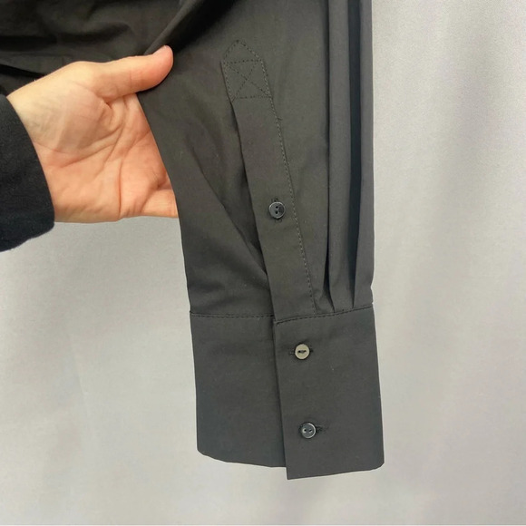 NWT Zara One Sleeve Black Crop Top Size Large - Picture 5 of 12